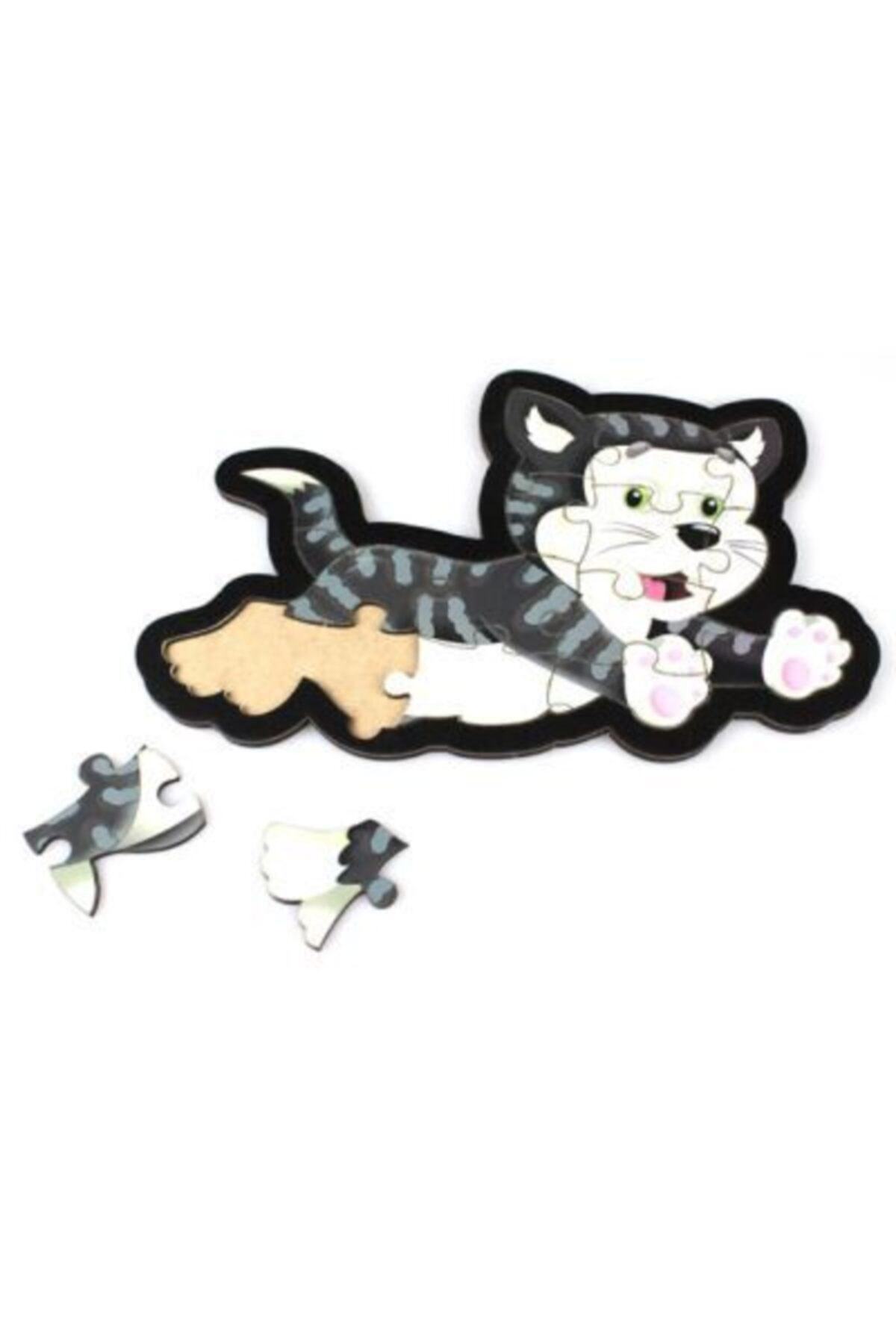 AHŞAP PUZZLE KEDİ