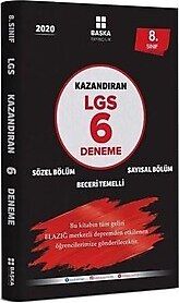 BAŞKA YAYINLARI 8.SINIF LGS KAZANDIRAN 6 DENEME