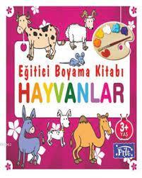 EĞİTİCİ BOYAMA KİTABI-HAYVANLAR;3 YAŞ ÜSTÜ