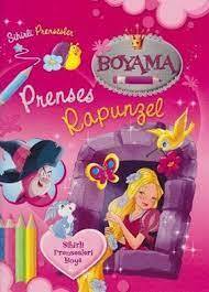 SİHİRLİ PRENSESLER - PRENSES RAPUNZEL; BOYAMA KİTABI