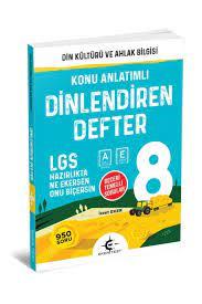 EKER TEST-8. SINIF DİN KÜLTÜRÜ KONU ANLATIMLI DEFTER