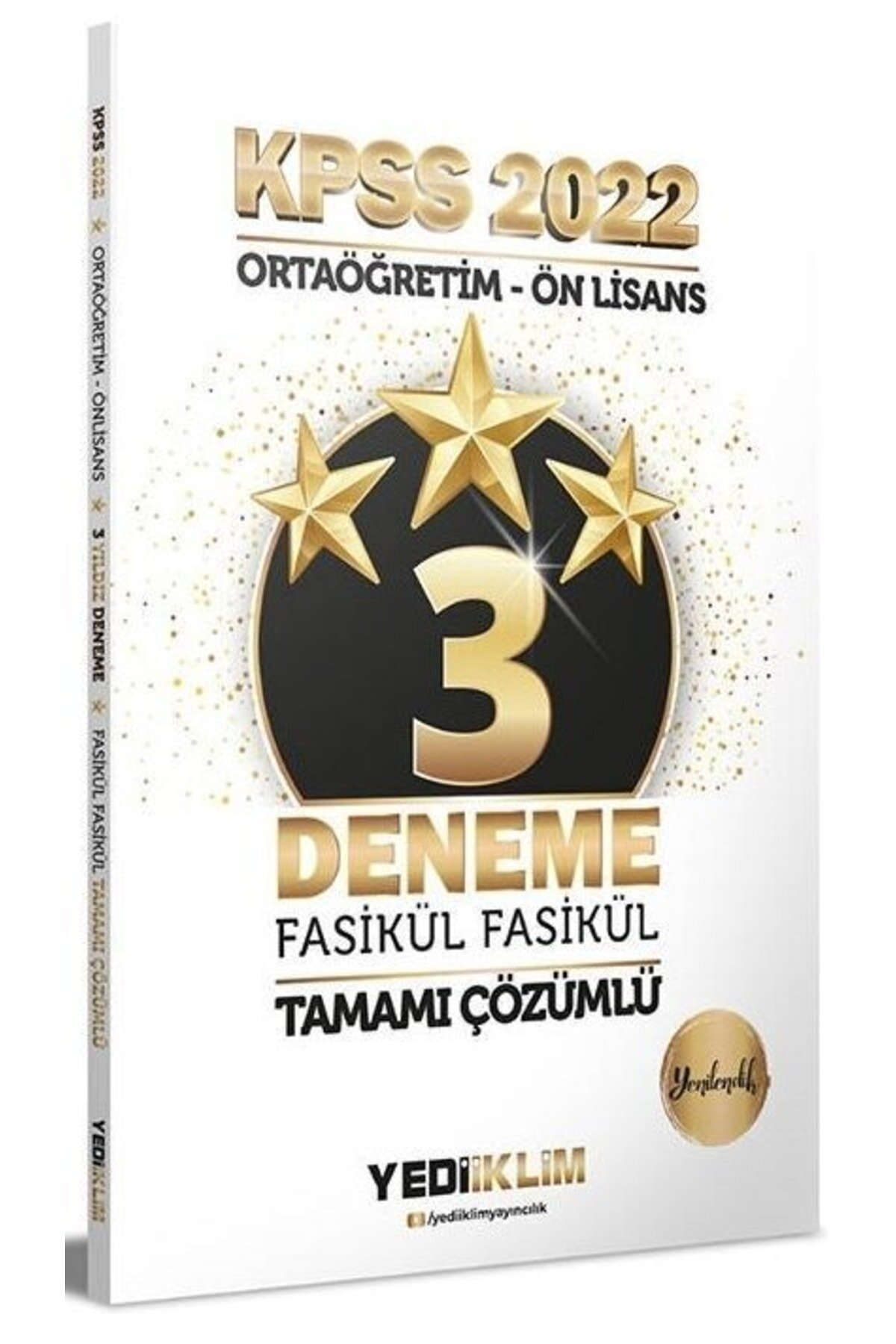 2022 KPSS LİSANS GY-GK TAMAMI ÇÖZÜMLÜ FASİKÜL 3 YILDIZ DENEME